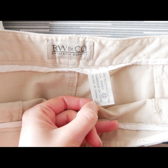 RW&CO Cream Canvas Skirt - Picture 5 of 6